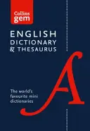 Diccionario y Tesauro Collins Gem English - Collins Gem English Dictionary & Thesaurus