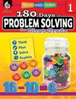 180 días de resolución de problemas para primer grado: Practicar, evaluar, diagnosticar - 180 Days of Problem Solving for First Grade: Practice, Assess, Diagnose