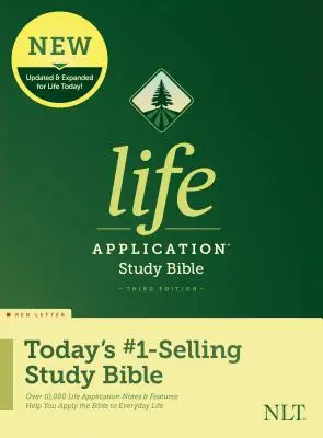 NLT Biblia de Estudio de Aplicación de la Vida, Tercera Edición (Letra Roja, Tapa Dura) - NLT Life Application Study Bible, Third Edition (Red Letter, Hardcover)