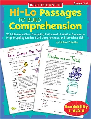 Pasajes de alto interés para mejorar la comprensión: Grados 3-4 - Hi-Lo Passages to Build Comprehension: Grades 3-4