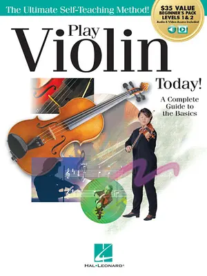 Toque el violín hoy mismo Pack para principiantes: Libros de método para los niveles 1 y 2 más acceso online a audio y vídeo - Play Violin Today! Beginner's Pack: Method Books for Levels 1 & 2 Plus Online Audio & Video Access