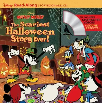 Disney Mickey Mouse: La historia más terrorífica de Halloween [Con CD de audio] - Disney Mickey Mouse: The Scariest Halloween Story Ever! [With Audio CD]