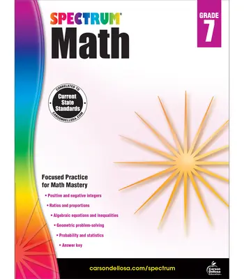 Spectrum Math Workbook, 7º curso - Spectrum Math Workbook, Grade 7