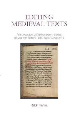 Edición de textos medievales - Editing Medieval Texts