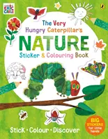 Libro de pegatinas y dibujos para colorear de la oruga hambrienta - Very Hungry Caterpillar's Nature Sticker and Colouring Book