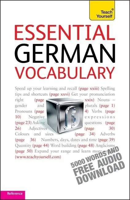 Vocabulario esencial del alemán - Essential German Vocabulary