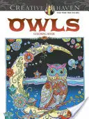 Creative Haven Búhos para colorear - Creative Haven Owls Coloring Book