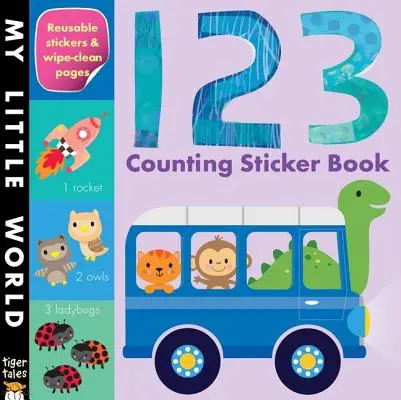 123 Libro de pegatinas para contar - 123 Counting Sticker Book