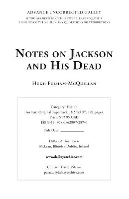 Notas sobre Jackson y sus muertos - Notes on Jackson and His Dead