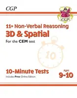 11+ CEM 10-Minute Tests: Non-Verbal Reasoning 3D & Spatial - Edades 9-10 (con Online Edition) - 11+ CEM 10-Minute Tests: Non-Verbal Reasoning 3D & Spatial - Ages 9-10 (with Online Edition)