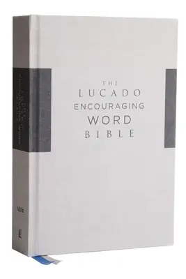 Niv, Lucado Biblia de palabras alentadoras, gris, tela sobre cartulina, impresión confort: Santa Biblia, Nueva Versión Internacional - Niv, Lucado Encouraging Word Bible, Gray, Cloth Over Board, Comfort Print: Holy Bible, New International Version