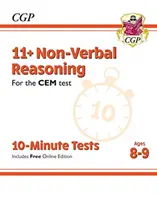 11+ CEM 10-Minute Tests: Razonamiento no verbal - Edades 8-9 (con Online Edition) - 11+ CEM 10-Minute Tests: Non-Verbal Reasoning - Ages 8-9 (with Online Edition)