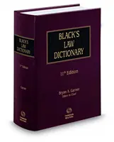 Black's Law Dictionary 11ª edición, tapa dura - Black's Law Dictionary 11th Edition, Hardcover