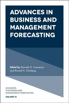 Avances en previsión empresarial y de gestión - Advances in Business and Management Forecasting
