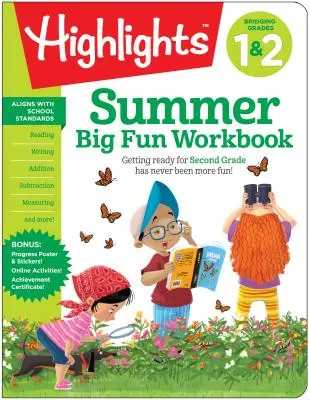 Cuaderno de trabajo Summer Big Fun que une los cursos 1º y 2º - Summer Big Fun Workbook Bridging Grades 1 & 2