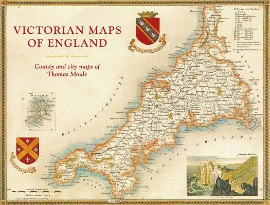 Mapas victorianos de Inglaterra: Mapas de condados y ciudades de Thomas Moule - Victorian Maps of England: County and City Maps of Thomas Moule