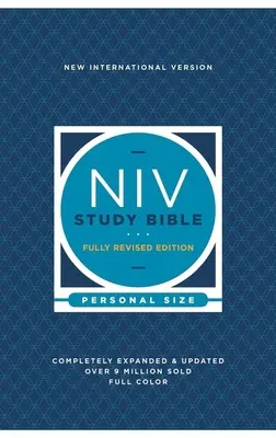 Biblia de estudio NVI, Edición Completamente Revisada, Tamaño Personal, Rústica, Letra Roja, Impresión Confort - NIV Study Bible, Fully Revised Edition, Personal Size, Paperback, Red Letter, Comfort Print