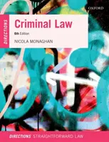 Derecho Penal - Criminal Law Directions