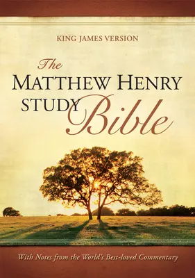 Biblia de estudio Matthew Henry, cuero regenerado negro (cuero regenerado) - Matthew Henry Study Bible, Bonded Leather Black (Bonded Leather)