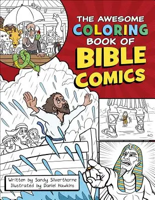 El increíble libro para colorear de historietas bíblicas - The Awesome Coloring Book of Bible Comics