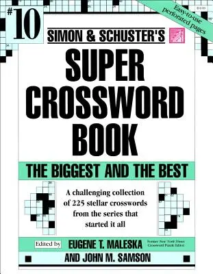 Simon & Schuster Super Crucigrama Libro #10 - Simon & Schuster Super Crossword Book #10