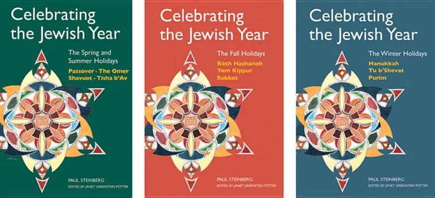 Celebración del año judío, 3 volúmenes - Celebrating the Jewish Year, 3-Volume Set