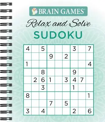 Juegos de ingenio - Relájate y resuelve: Sudoku (Teal) - Brain Games - Relax and Solve: Sudoku (Teal)