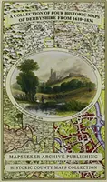 Colección de cuatro mapas históricos de Derbyshire de 1610-1836 - Collection of Four Historic Maps of Derbyshire from 1610-1836