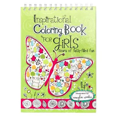 Libro de inspiración para colorear para niñas - Inspirational Coloring Book for Girls