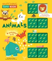 Libro de juegos de parejas de animales: 4 actividades en 1 - Animals Matching Game Book: 4 Activities in 1!