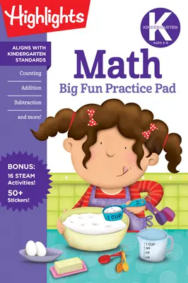 Kindergarten Matemáticas Big Fun Practice Pad - Kindergarten Math Big Fun Practice Pad