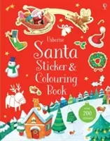 Libro de pegatinas y colorear de Papá Noel - Santa Sticker and Colouring Book