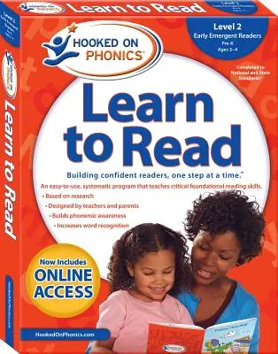 Hooked on Phonics Aprenda a Leer - Nivel 2, Volumen 2: Lectores Emergentes Tempranos (Pre-K Edades 3-4) - Hooked on Phonics Learn to Read - Level 2, Volume 2: Early Emergent Readers (Pre-K Ages 3-4)