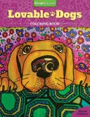 Libro para colorear de perros adorables - Lovable Dogs Coloring Book