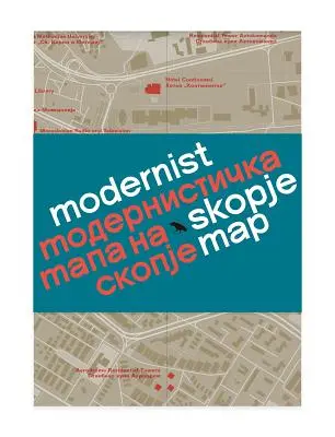 Mapa modernista de Skopje - Modernist Skopje Map