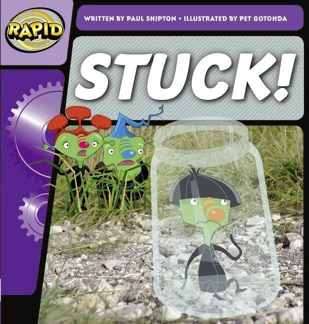 Rapid Phonics Paso 2: ¡Atascado! (Ficción) - Rapid Phonics Step 2: Stuck! (Fiction)