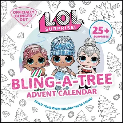 L.O.L. ¡Sorpresa! Calendario de Adviento Bling-A-Tree: (Lol Sorpresa, Recorta un árbol, Kit de manualidades, 25+ Sorpresas, L.O.L. para niñas a partir de 6 años) - L.O.L. Surprise! Bling-A-Tree Advent Calendar: (Lol Surprise, Trim a Tree, Craft Kit, 25+ Surprises, L.O.L. for Girls Aged 6+)