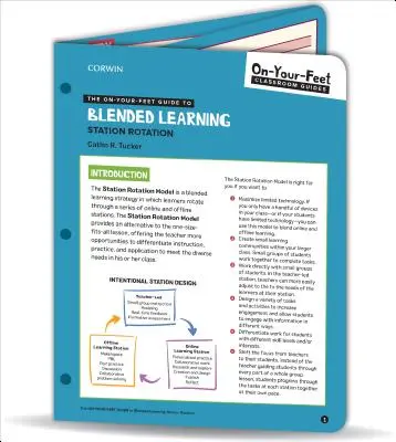 La guía de la formación semipresencial: Rotación de estaciones - The On-Your-Feet Guide to Blended Learning: Station Rotation