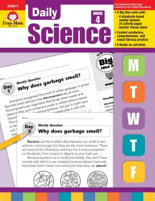 Ciencia Diaria Grado 4 - Daily Science Grade 4