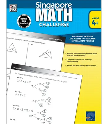 Singapore Math Challenge, 4º a 6º curso - Singapore Math Challenge, Grades 4 - 6