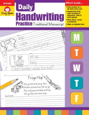 Daily Handwriting Manuscrito tradicional - Daily Handwriting Traditional Manuscript