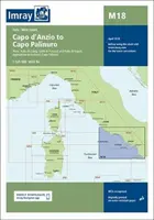 Carta Imray M18 - Capo d'Anzio a Capo Palinuro - Imray Chart M18 - Capo d'Anzio to Capo Palinuro