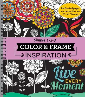 Color & Frame - Inspiración (Libro para colorear) - Color & Frame - Inspiration (Adult Coloring Book)