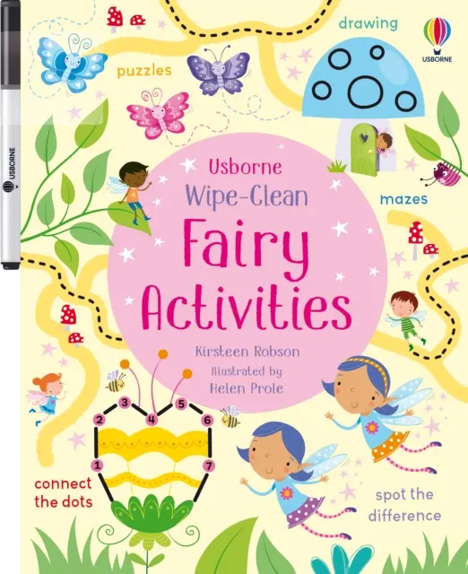 Actividades para limpiar hadas - Wipe-Clean Fairy Activities