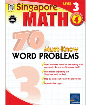 70 problemas de palabras que hay que saber, 4º curso - 70 Must-Know Word Problems, Grade 4