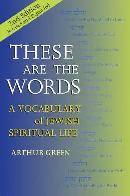 Éstas son las palabras (2ª edición): Vocabulario de la vida espiritual judía - These Are the Words (2nd Edition): A Vocabulary of Jewish Spiritual Life