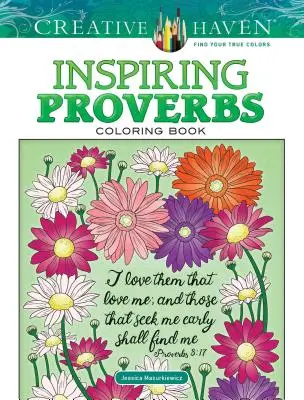 Libro para colorear Creative Haven Proverbios inspiradores - Creative Haven Inspiring Proverbs Coloring Book