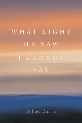 Qué luz vio no puedo decirlo: Poemas - What Light He Saw I Cannot Say: Poems