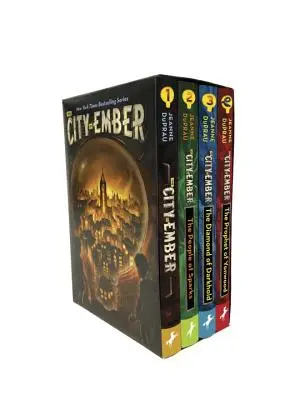 Caja completa de La ciudad de las brasas: La ciudad de Ember; El pueblo de Sparks; El diamante de Darkhold; El profeta de Yonwood - The City of Ember Complete Boxed Set: The City of Ember; The People of Sparks; The Diamond of Darkhold; The Prophet of Yonwood