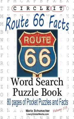 Encierra en un círculo la ruta 66 de EE.UU. Sopa de letras, Libro de rompecabezas - Circle It, U.S. Route 66 Facts, Word Search, Puzzle Book